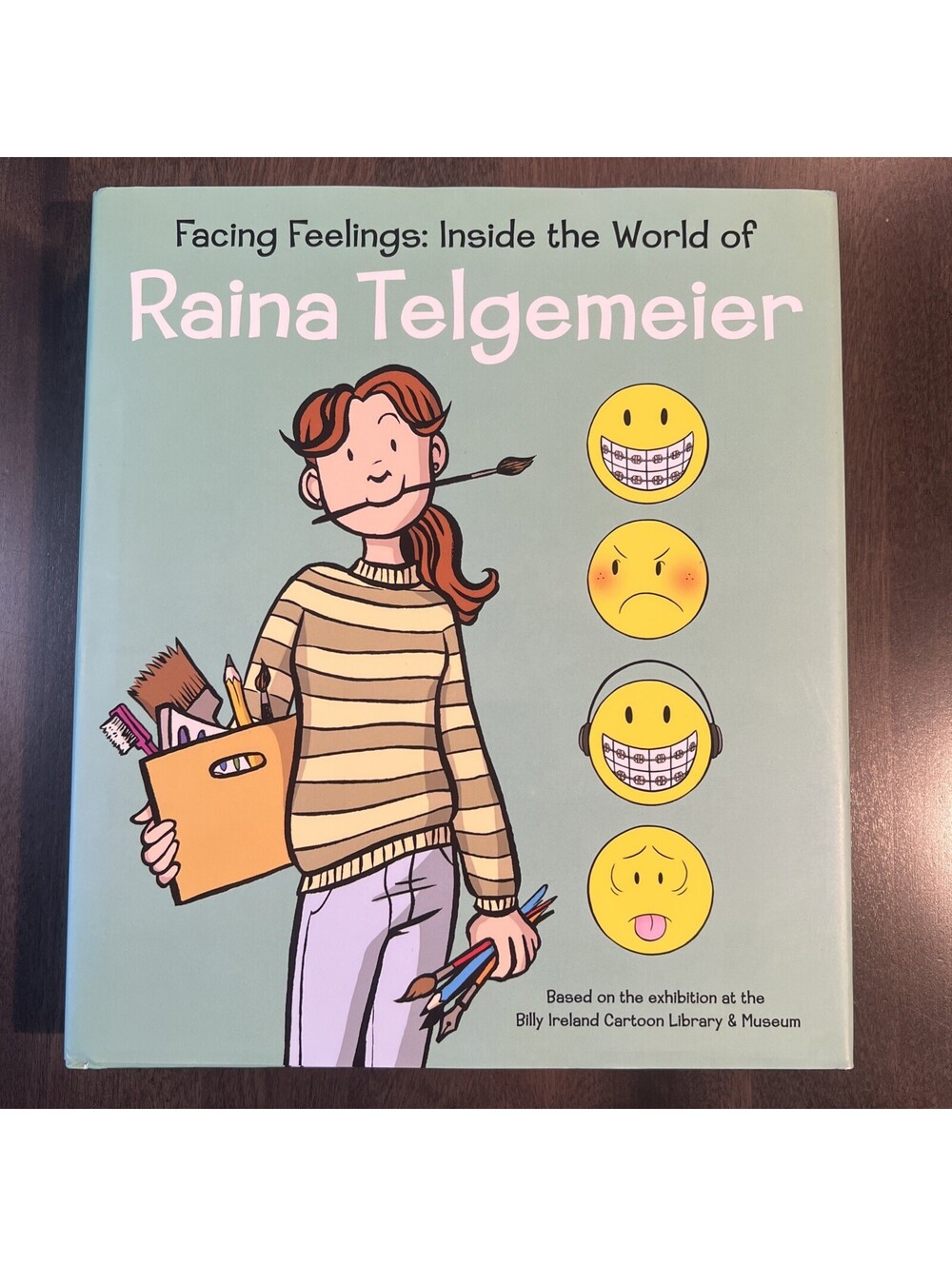 Facing Feelings Inside the World Raina Telgemeier Hardcover Book New